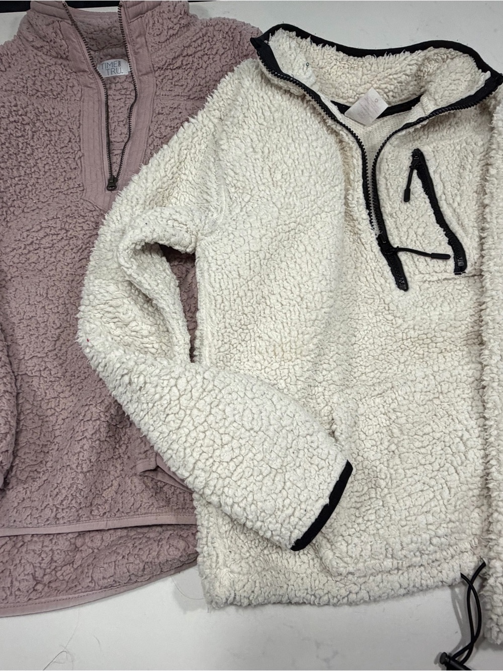 Duo of women’s 1/4 zip warm and cozy sweatshirt/jackets (could be either).